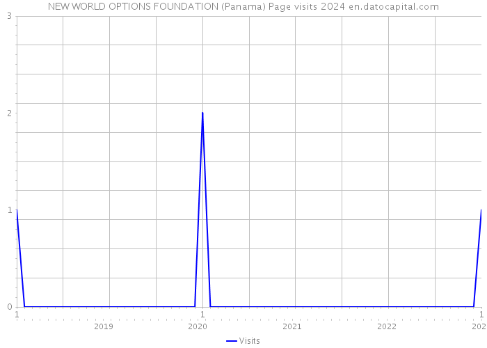 NEW WORLD OPTIONS FOUNDATION (Panama) Page visits 2024 