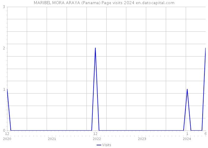 MARIBEL MORA ARAYA (Panama) Page visits 2024 