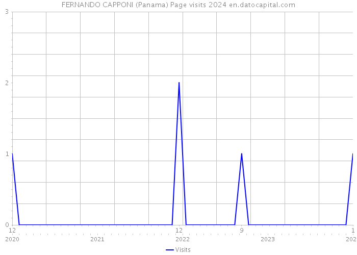 FERNANDO CAPPONI (Panama) Page visits 2024 