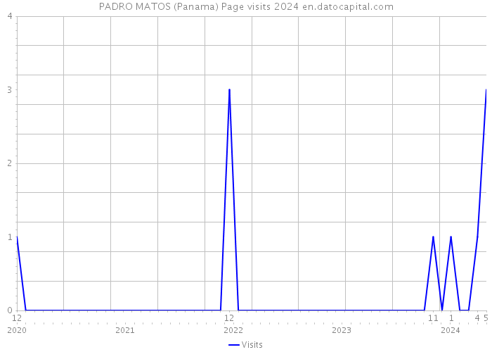 PADRO MATOS (Panama) Page visits 2024 