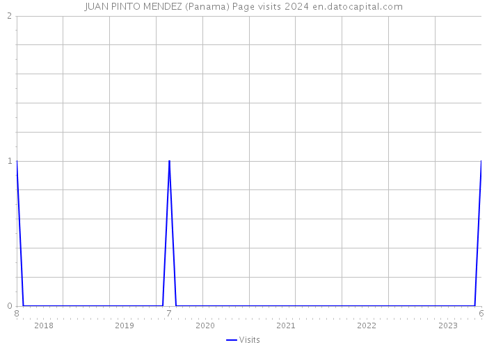 JUAN PINTO MENDEZ (Panama) Page visits 2024 