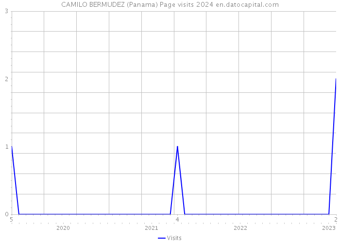 CAMILO BERMUDEZ (Panama) Page visits 2024 
