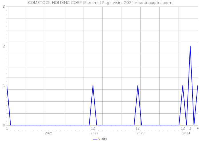 COMSTOCK HOLDING CORP (Panama) Page visits 2024 