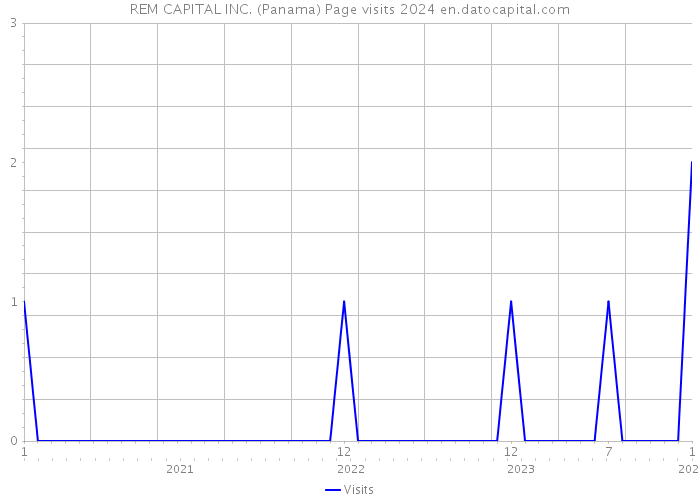 REM CAPITAL INC. (Panama) Page visits 2024 