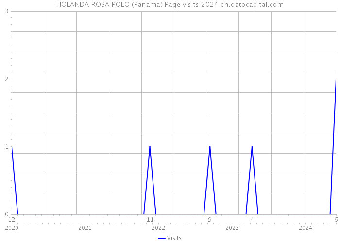 HOLANDA ROSA POLO (Panama) Page visits 2024 