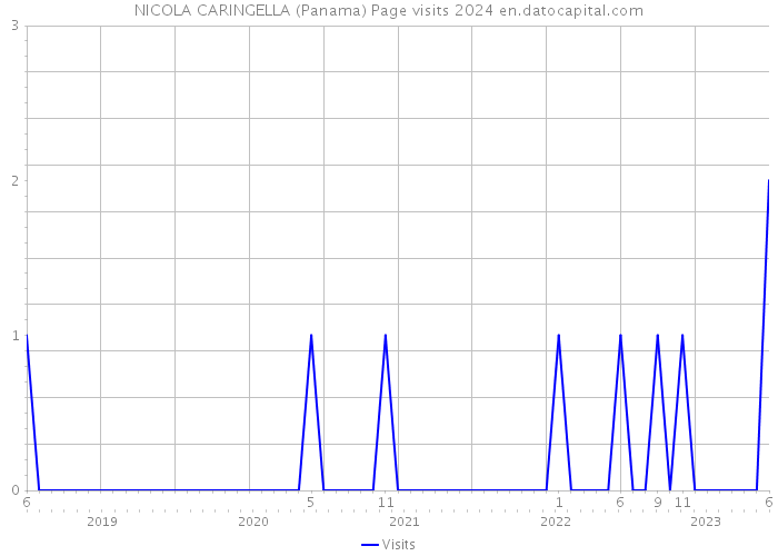 NICOLA CARINGELLA (Panama) Page visits 2024 