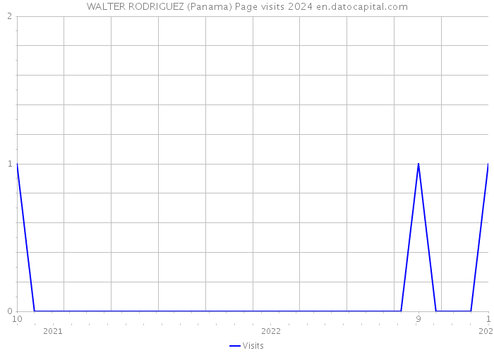 WALTER RODRIGUEZ (Panama) Page visits 2024 