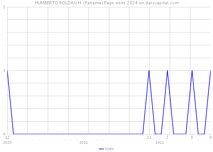 HUMBERTO ROLDAN H. (Panama) Page visits 2024 