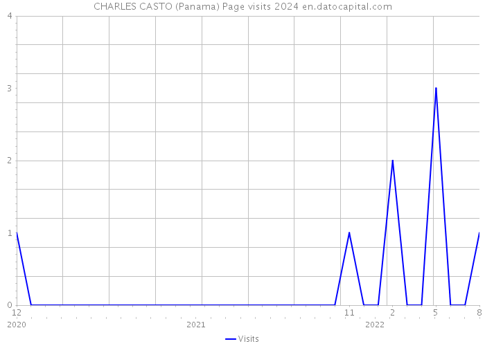 CHARLES CASTO (Panama) Page visits 2024 