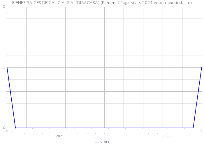 BIENES RAICES DE GALICIA, S.A. (DIRAGASA) (Panama) Page visits 2024 