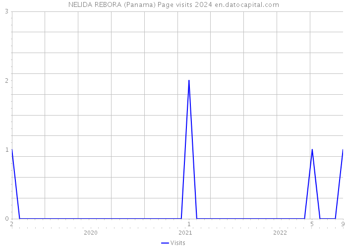 NELIDA REBORA (Panama) Page visits 2024 