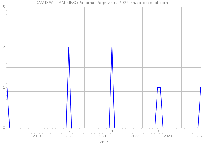 DAVID WILLIAM KING (Panama) Page visits 2024 