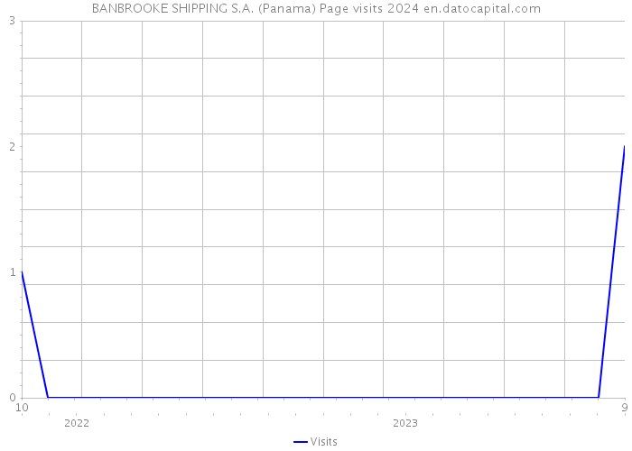BANBROOKE SHIPPING S.A. (Panama) Page visits 2024 