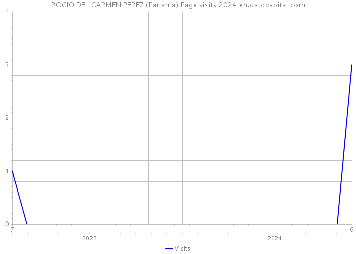 ROCIO DEL CARMEN PEREZ (Panama) Page visits 2024 