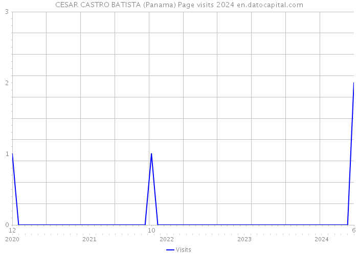 CESAR CASTRO BATISTA (Panama) Page visits 2024 