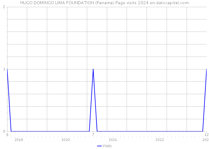 HUGO DOMINGO LIMA FOUNDATION (Panama) Page visits 2024 