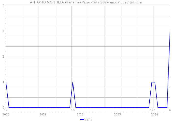 ANTONIO MONTILLA (Panama) Page visits 2024 