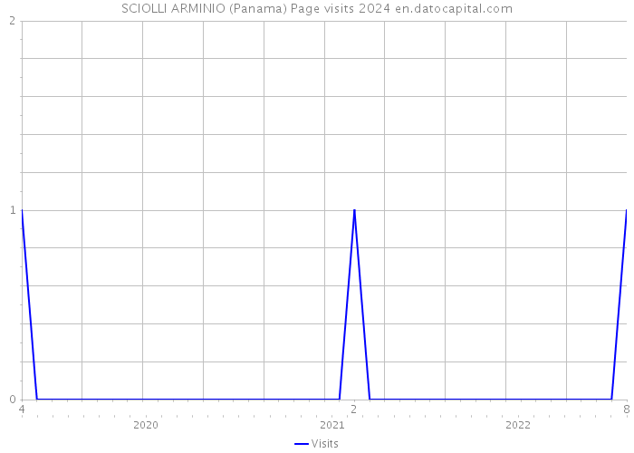 SCIOLLI ARMINIO (Panama) Page visits 2024 
