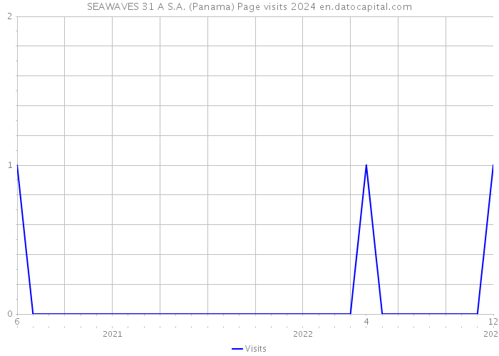SEAWAVES 31 A S.A. (Panama) Page visits 2024 