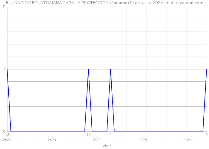 FUNDACION ECUATORIANA PARA LA PROTECCION (Panama) Page visits 2024 