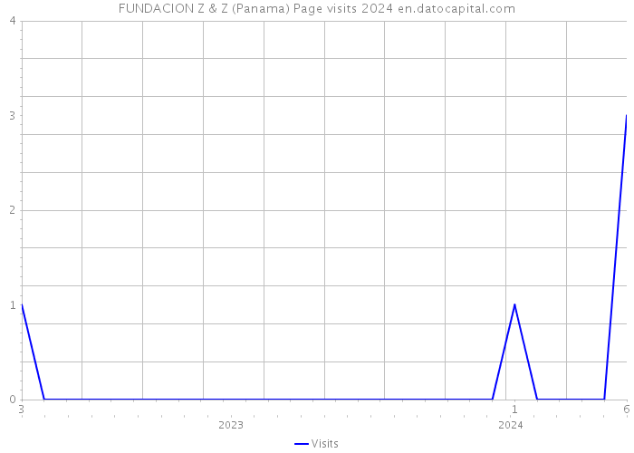 FUNDACION Z & Z (Panama) Page visits 2024 