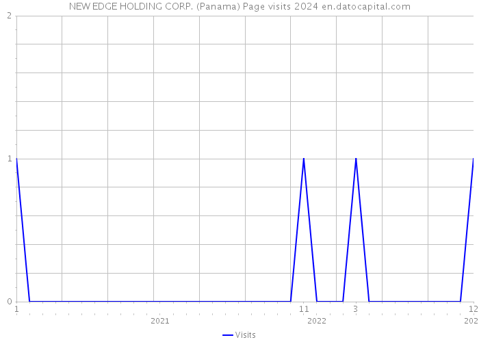 NEW EDGE HOLDING CORP. (Panama) Page visits 2024 