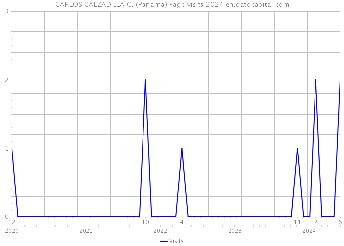 CARLOS CALZADILLA G. (Panama) Page visits 2024 