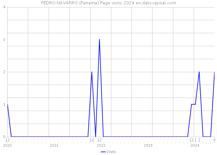 PEDRO NAVARRO (Panama) Page visits 2024 