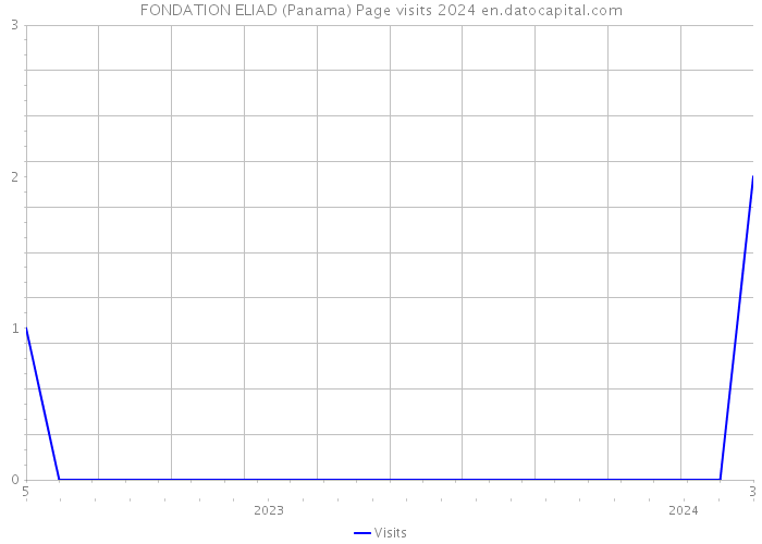 FONDATION ELIAD (Panama) Page visits 2024 