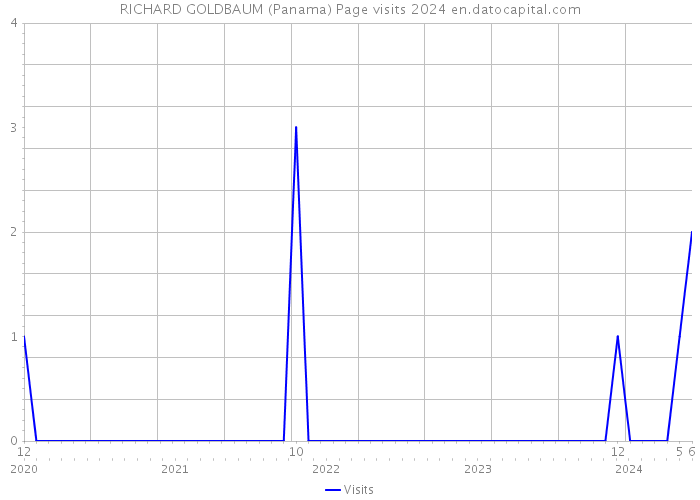 RICHARD GOLDBAUM (Panama) Page visits 2024 