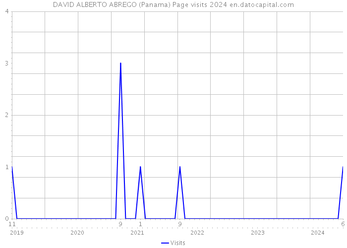 DAVID ALBERTO ABREGO (Panama) Page visits 2024 