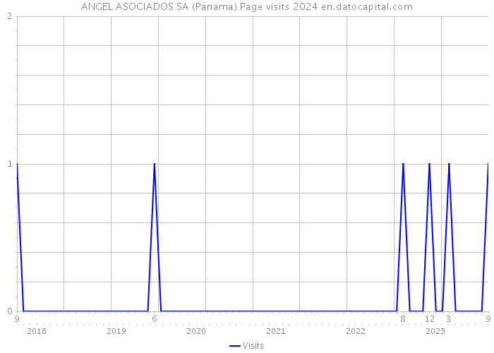 ANGEL ASOCIADOS SA (Panama) Page visits 2024 