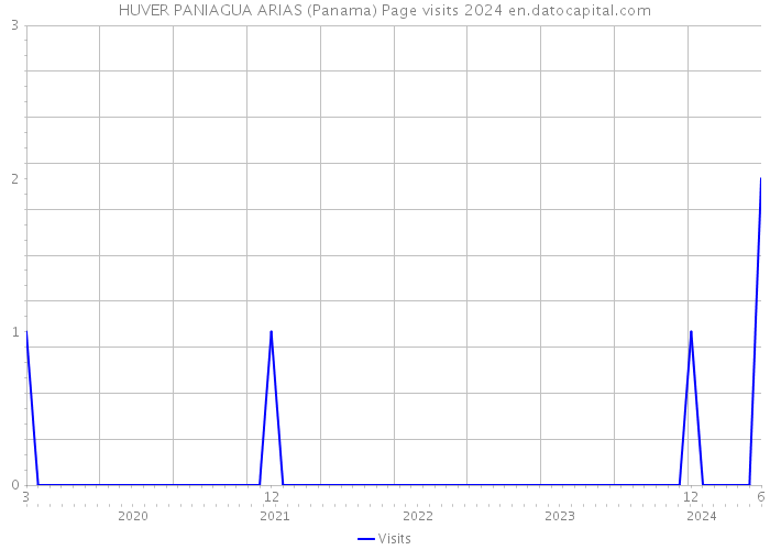 HUVER PANIAGUA ARIAS (Panama) Page visits 2024 