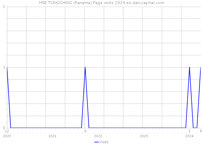 HSE TONGCHING (Panama) Page visits 2024 