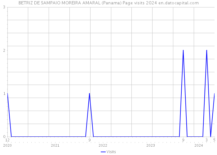 BETRIZ DE SAMPAIO MOREIRA AMARAL (Panama) Page visits 2024 