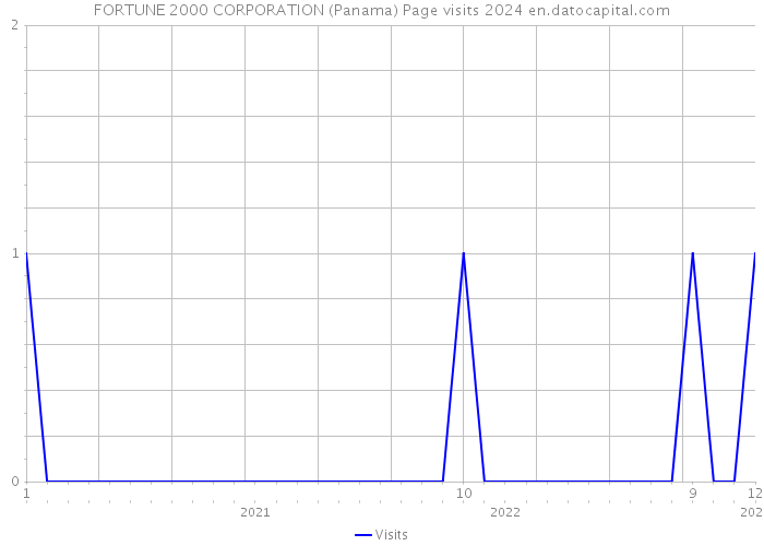 FORTUNE 2000 CORPORATION (Panama) Page visits 2024 