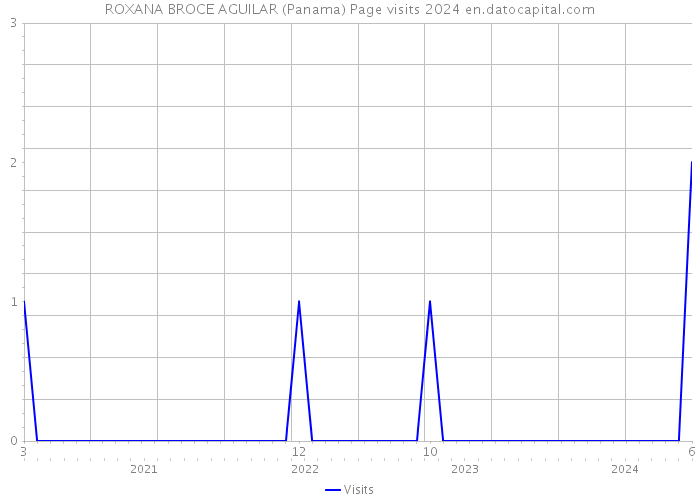 ROXANA BROCE AGUILAR (Panama) Page visits 2024 
