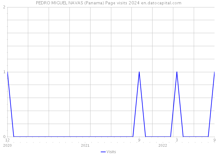 PEDRO MIGUEL NAVAS (Panama) Page visits 2024 