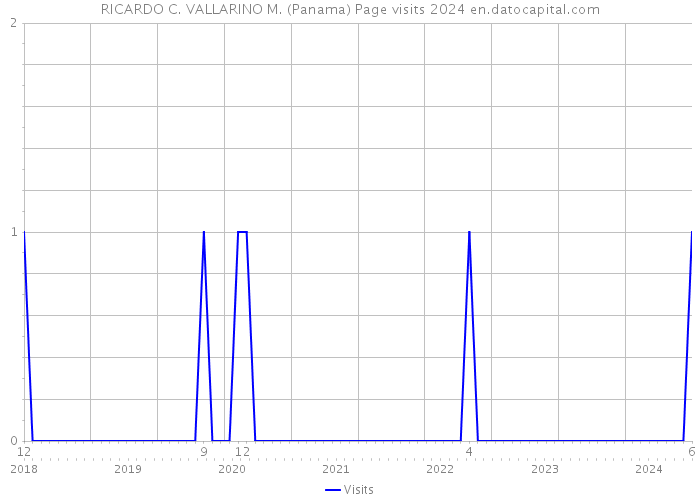 RICARDO C. VALLARINO M. (Panama) Page visits 2024 