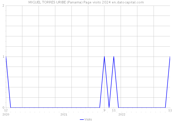 MIGUEL TORRES URIBE (Panama) Page visits 2024 