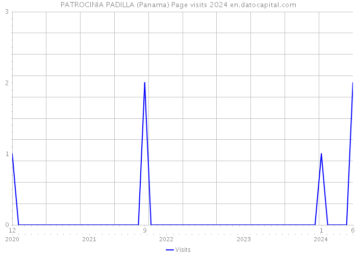 PATROCINIA PADILLA (Panama) Page visits 2024 