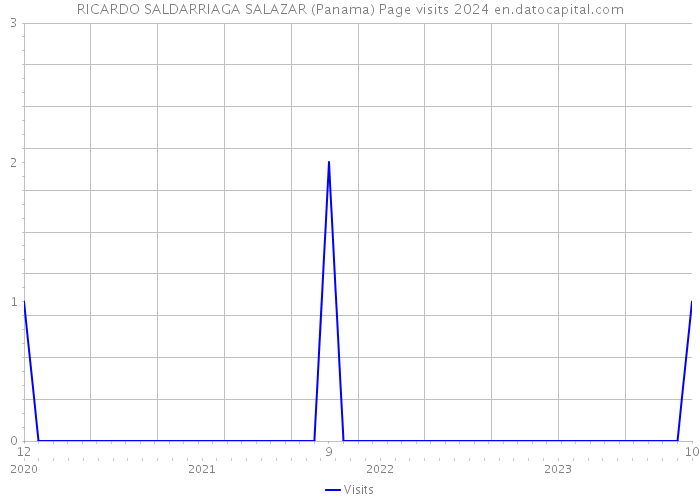 RICARDO SALDARRIAGA SALAZAR (Panama) Page visits 2024 