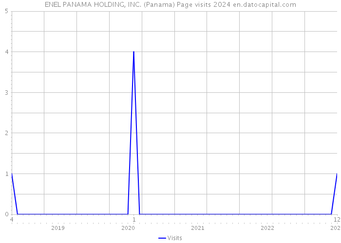 ENEL PANAMA HOLDING, INC. (Panama) Page visits 2024 
