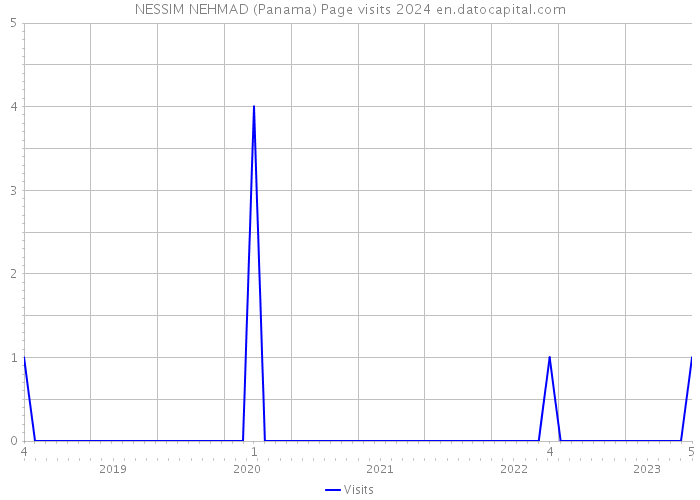NESSIM NEHMAD (Panama) Page visits 2024 