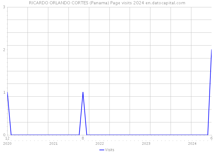 RICARDO ORLANDO CORTES (Panama) Page visits 2024 