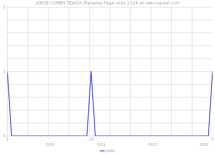 JORGE COHEN TEJADA (Panama) Page visits 2024 