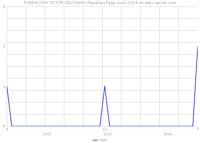 FUNDACION VICTOR FELICIANO (Panama) Page visits 2024 
