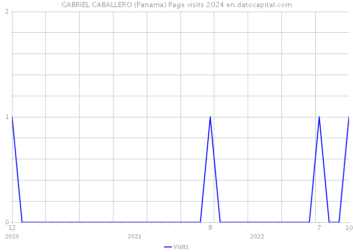GABRIEL CABALLERO (Panama) Page visits 2024 