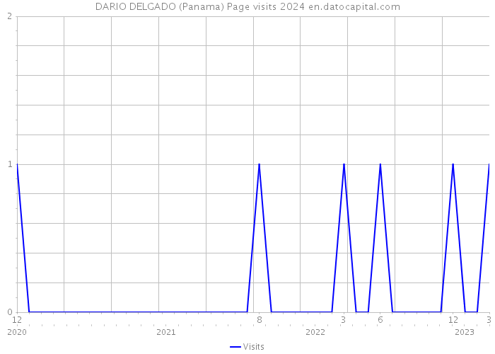 DARIO DELGADO (Panama) Page visits 2024 