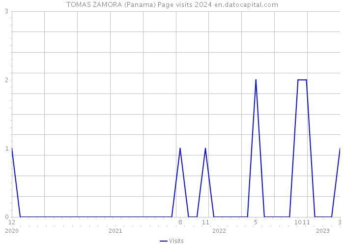 TOMAS ZAMORA (Panama) Page visits 2024 